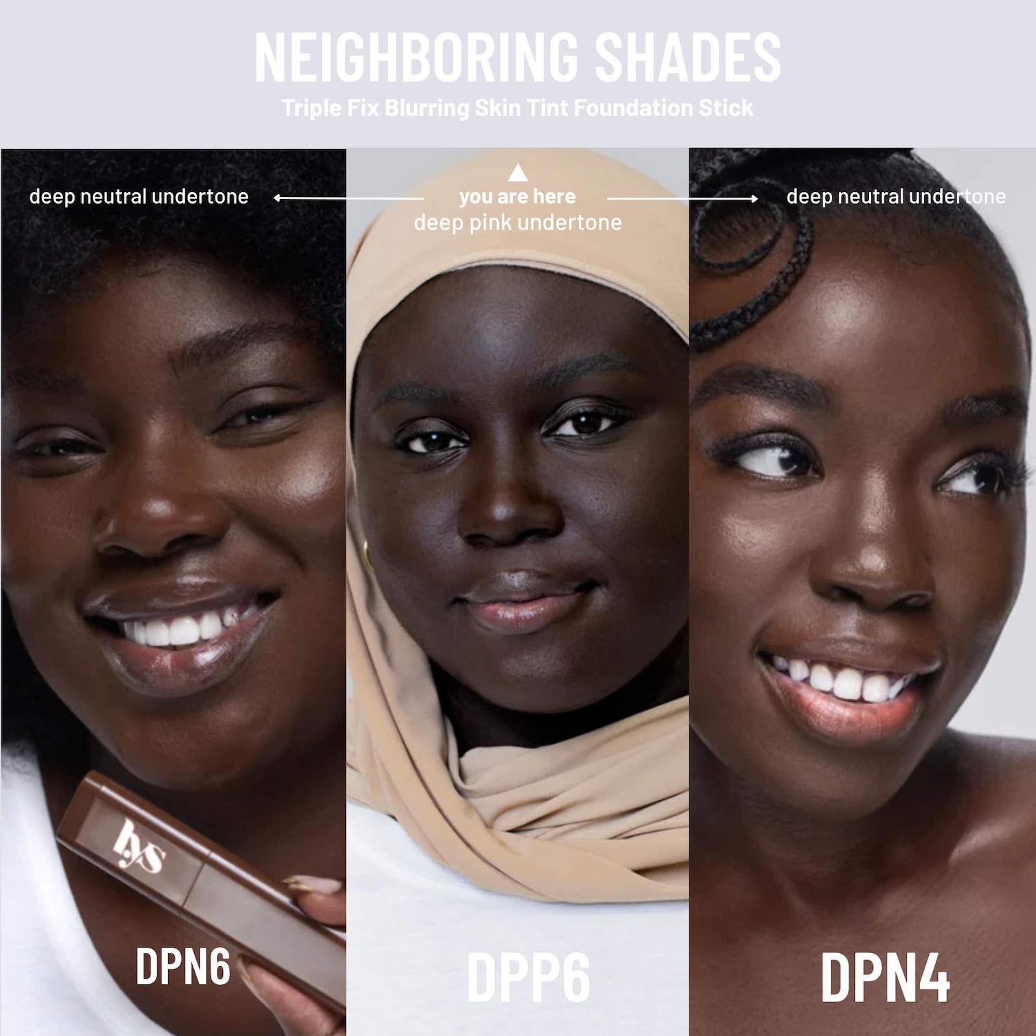 Triple Fix Blurring and Hydrating Skin Tint Foundation Stick - LYS