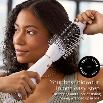 AireBrush One-Step Smoothing and Volumizing Hair Dryer Brush T3