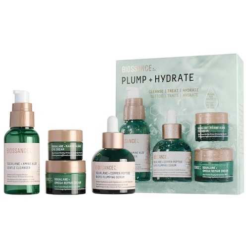 Набор бестселлеров для увлажнения и упругости кожи Biossance Plump + Hydrate
