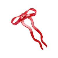 Chunks - Small Red Bow Hair Pin