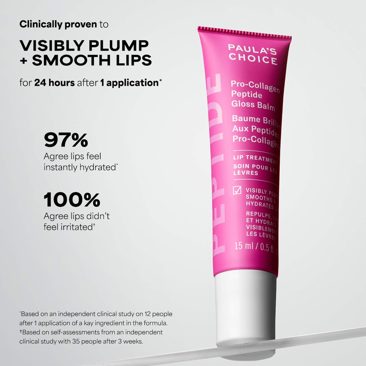 Pro-Collagen Peptide Plumping Gloss Balm Lip Treatment - Paula's