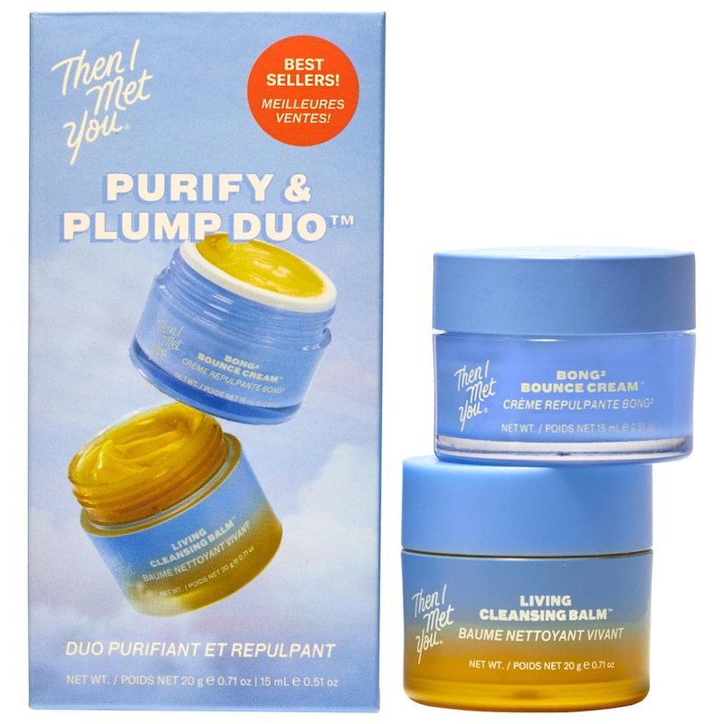 Purify & Plump Duo Set - Travel Size Oil Cleansing Balm and Barrier Repair Moisturizer