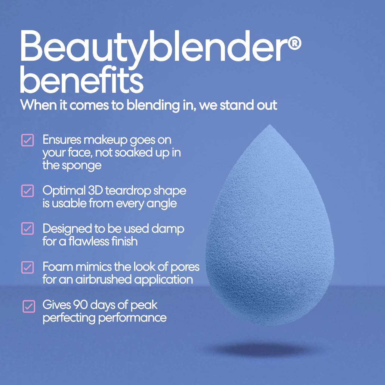 Спонж для макияжа Beautyblender Denim — фото 2