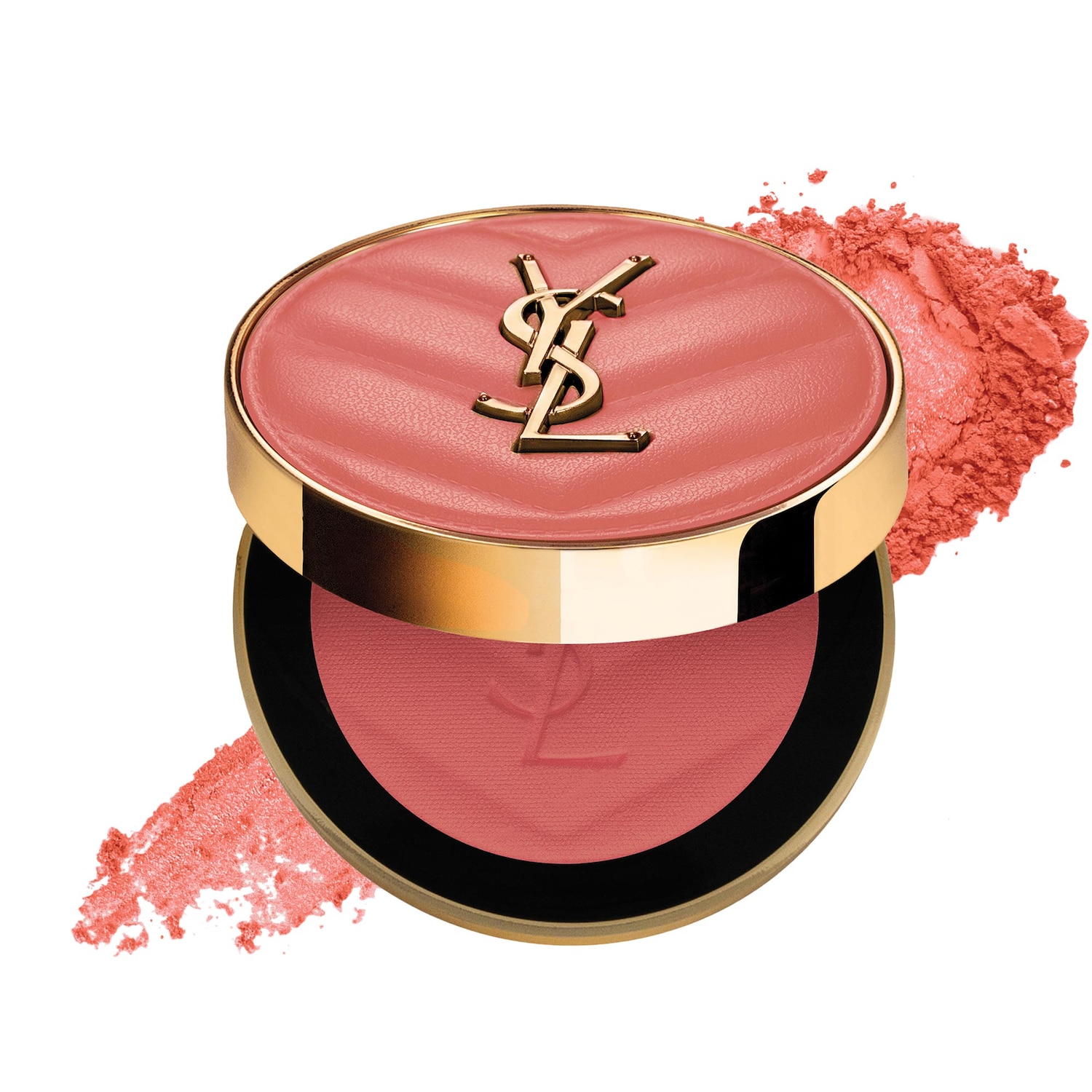 Yves Saint Laurent Make Me Blush 24H Buildable Powder Blush in 37 Peachy Nude