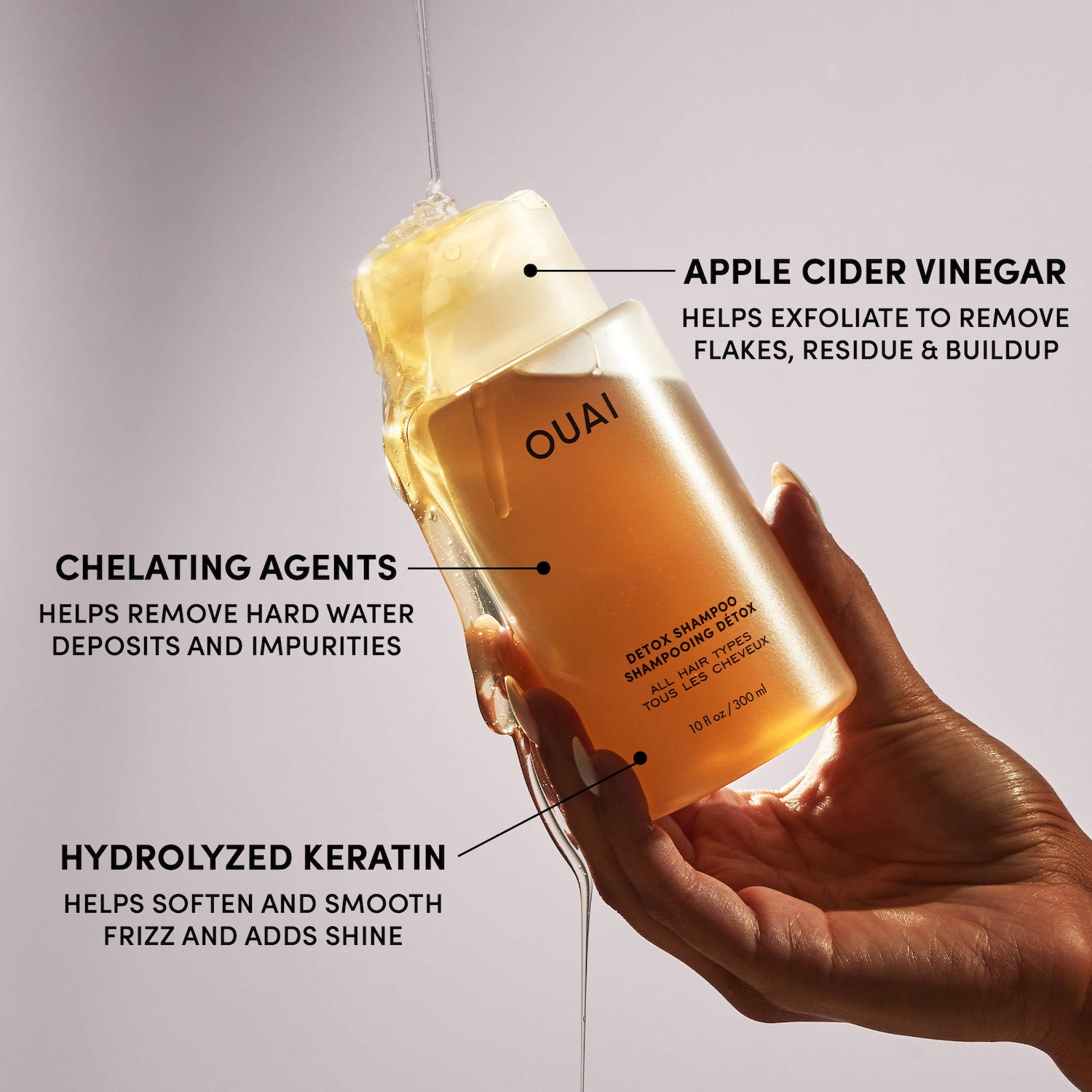 Detox Clarifying Shampoo with Apple Cider Vinegar