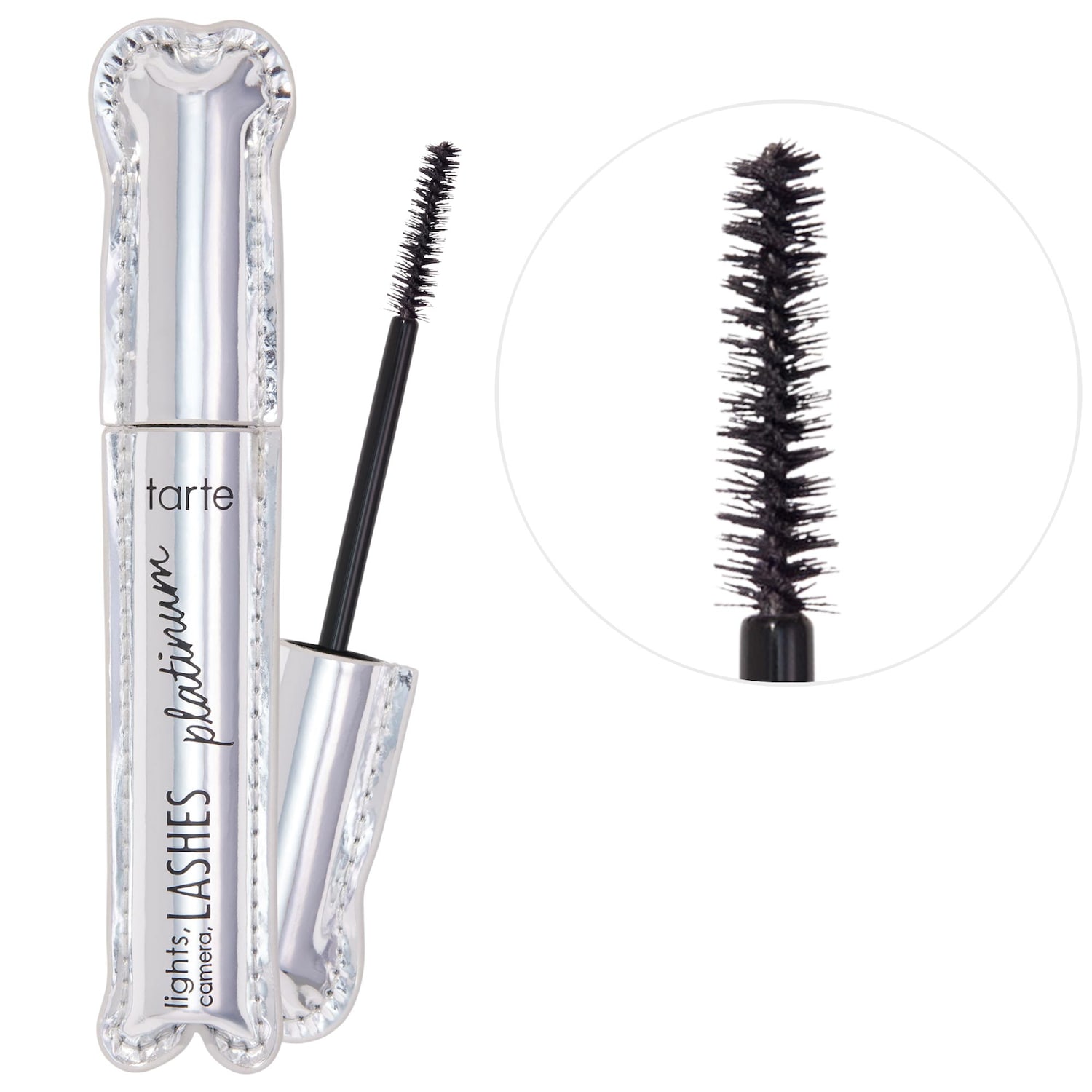 Тушь Tarte Lights, Camera, Lashes 4-in-1 для объёма платиновая