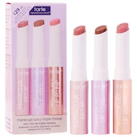 tarte - mini maracuja juicy lip plump gloss & balm triple threat trio