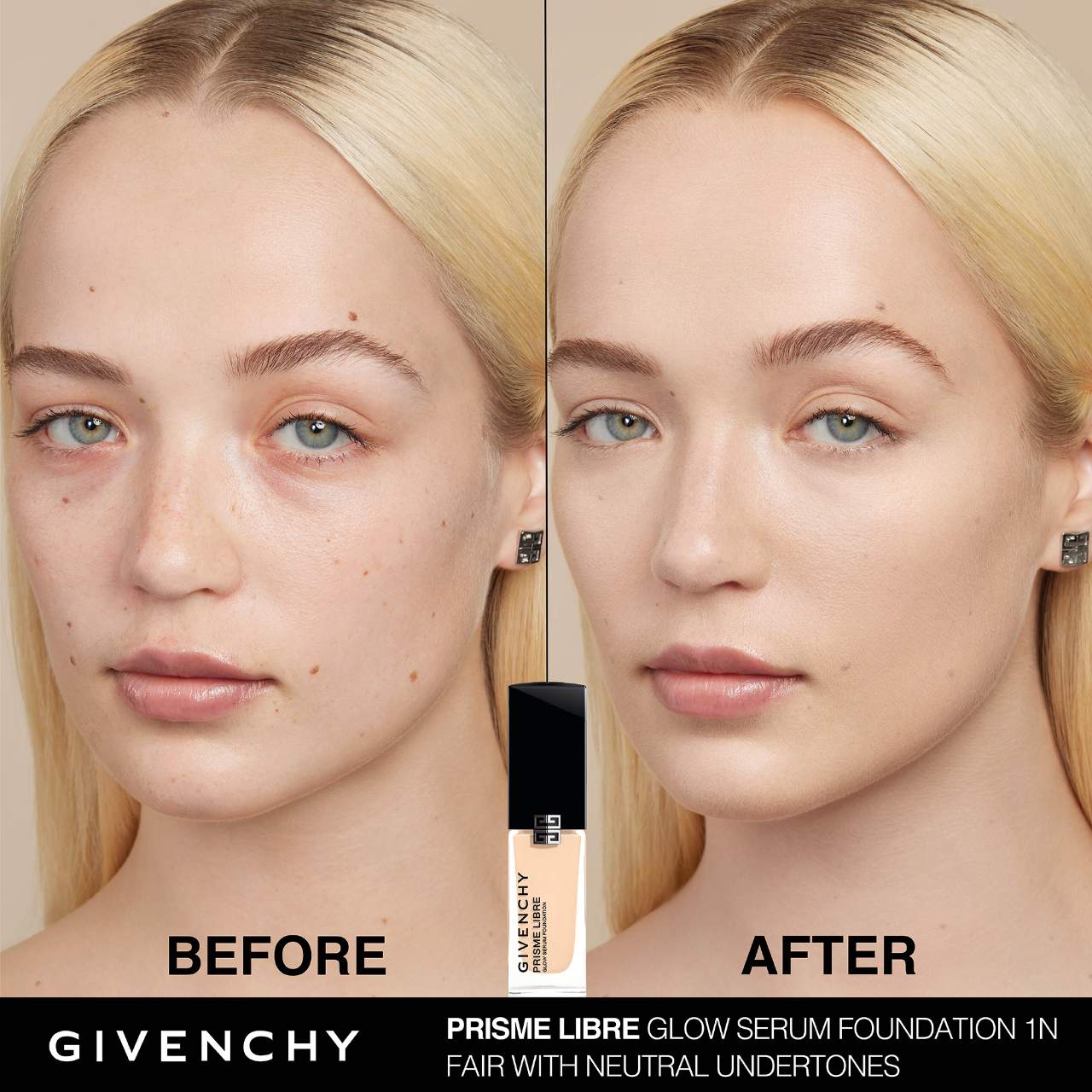 Prisme Libre Glow Serum Blurring Foundation with Natural Finish