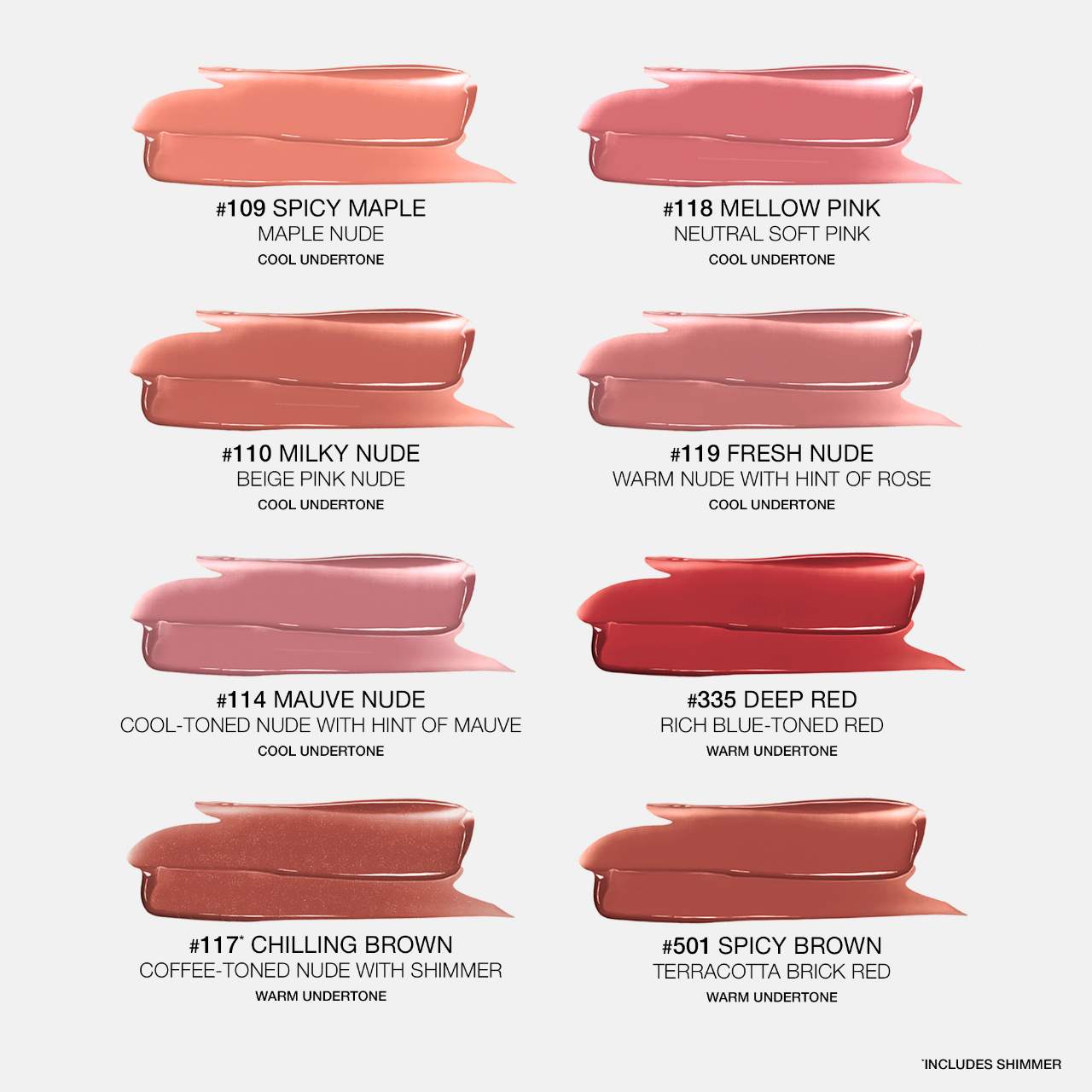 ジバンシイ ROSE PERFECTO SHINE 全9色セット ローズ・パーフェクト・シャイン - リップスティック | Givenchy Beauty