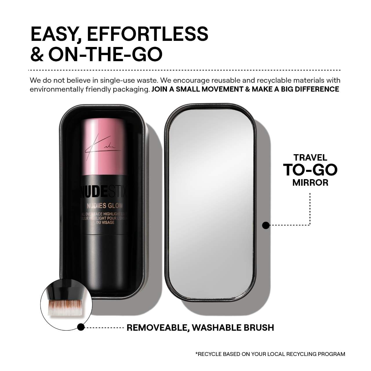 Nudies Glow Cream Highlighter Stick