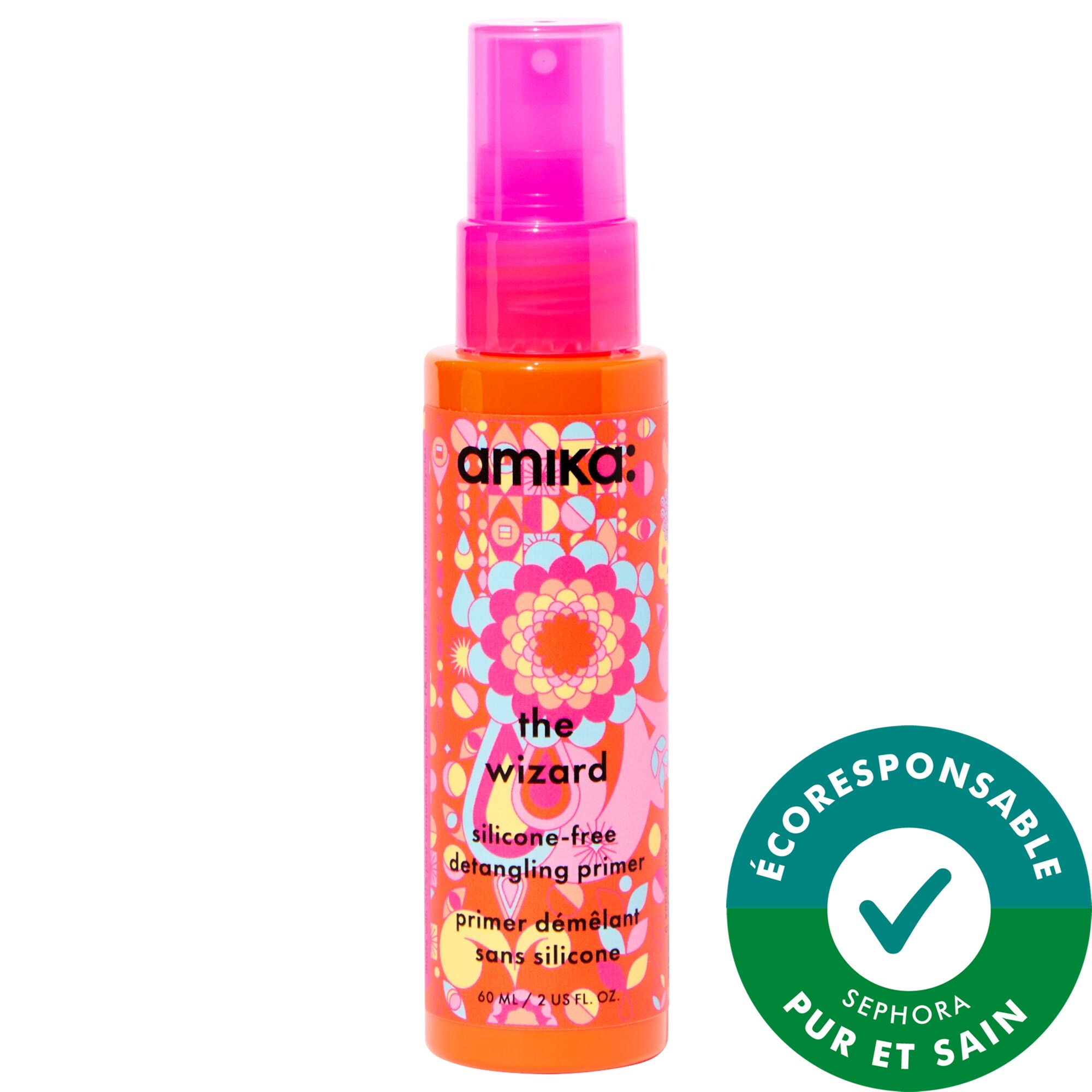 amika Minibase démêlante pour cheveux The Wizard 2 oz / 60 mL