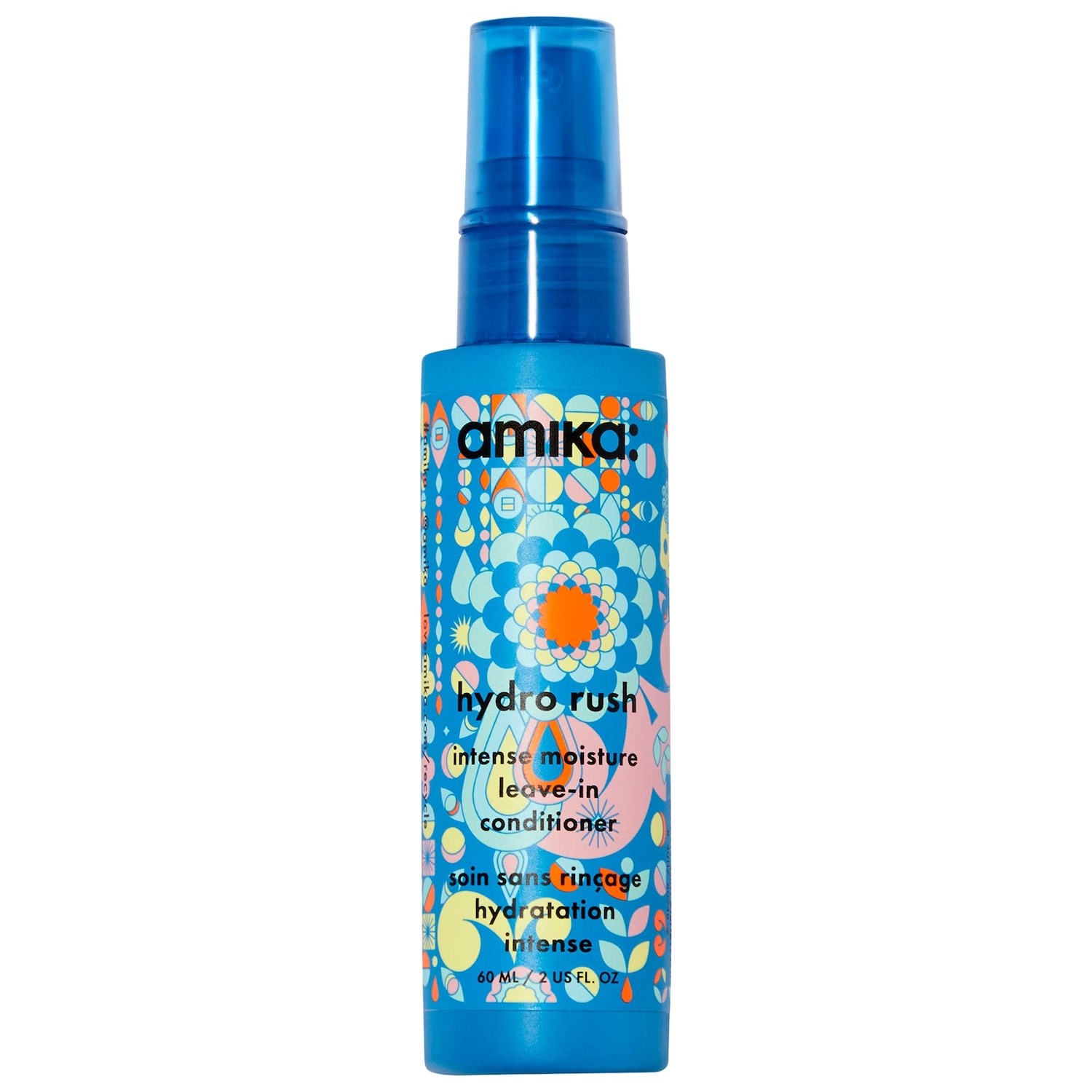 Мини-несмываемый кондиционер amika Hydro Rush для интенсивного увлажнения — фото 1