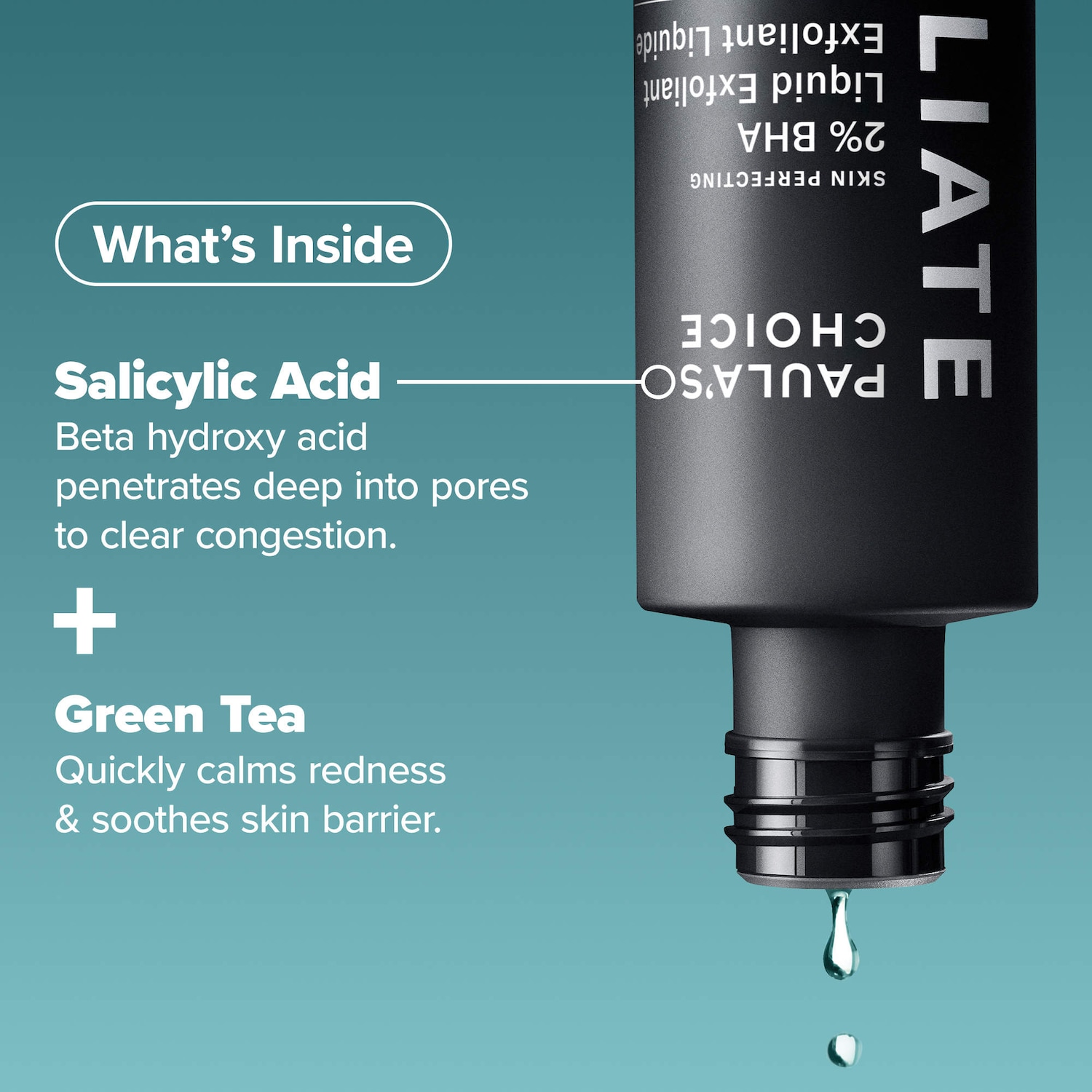 Lotion tonique exfoliante Skin Perfecting 2 % BHA pour une peau nette
