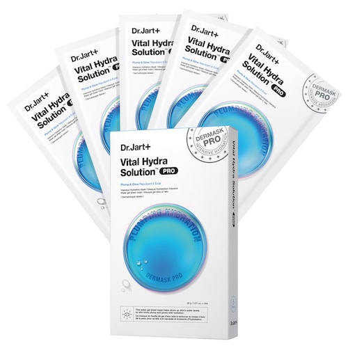 Набор из 5 масок для лица с гиалуроновой кислотой Dr. Jart+ Vital Hydra Solution Pro Glow
