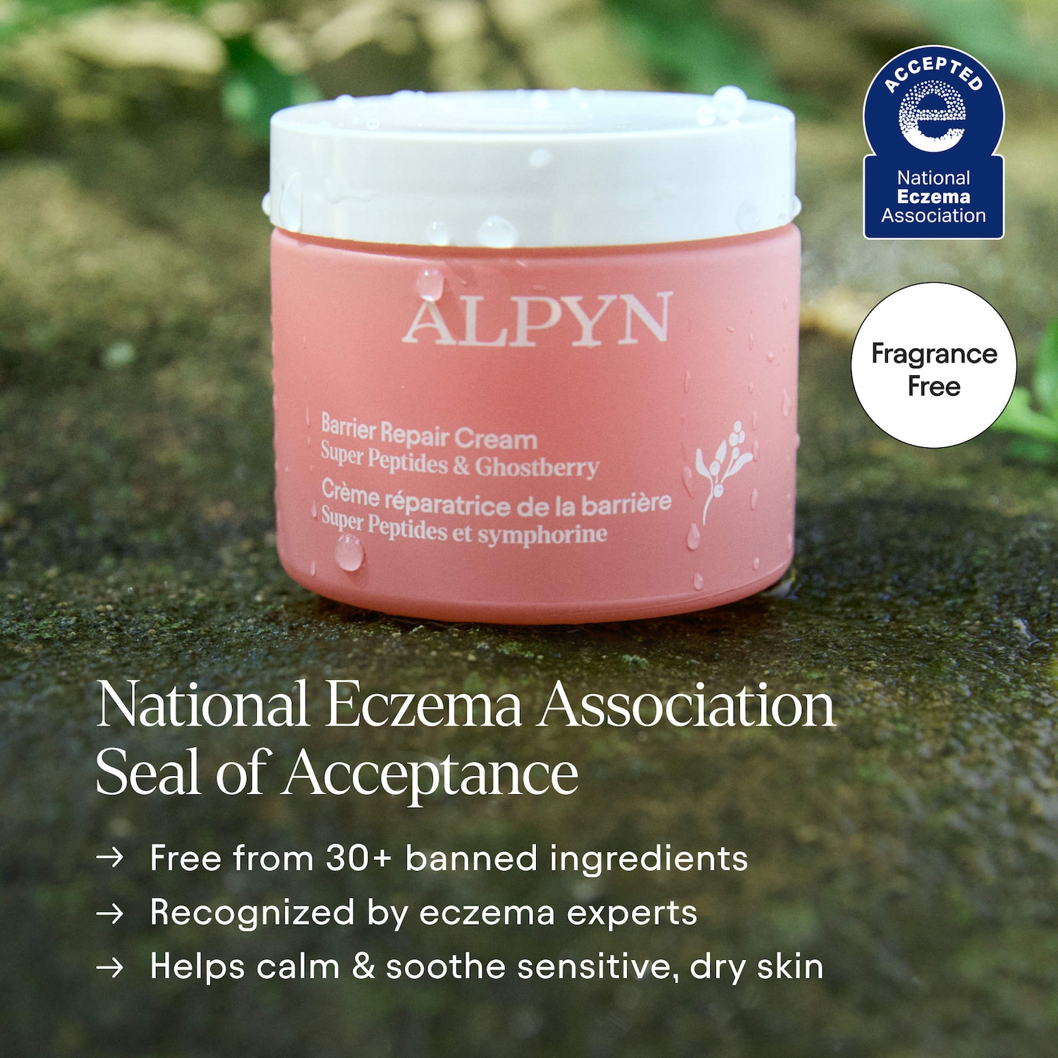 Super Peptide & Ghostberry Moisturizer for Eczema, Wrinkle and Barrier Repair