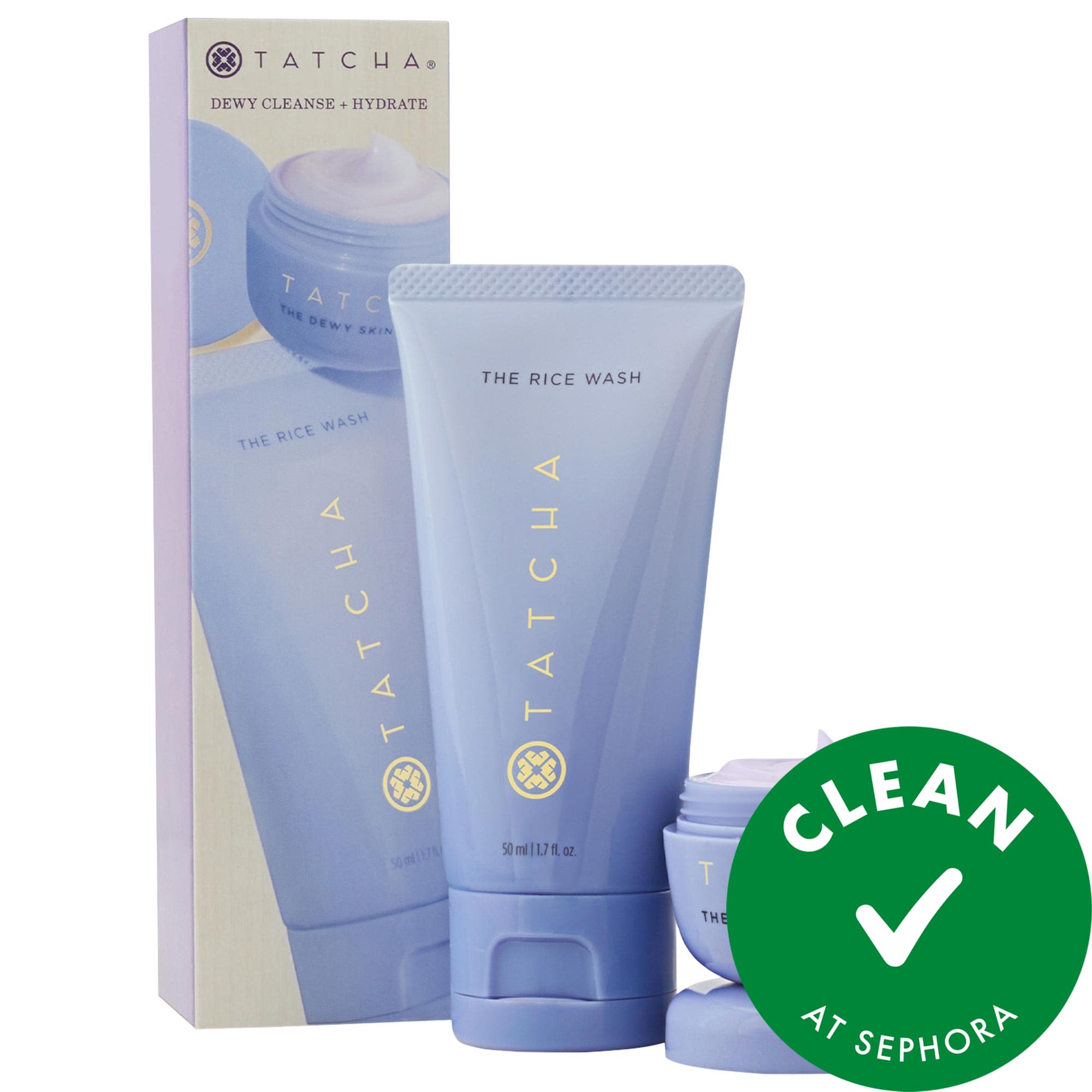 Tatcha Dewy Cleanse + Hydrate Duo Set