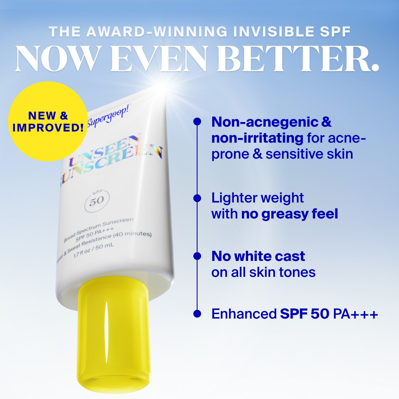 Невидимый солнцезащитный крем Supergoop! Unseen SPF 50 PA+++ — фото 7