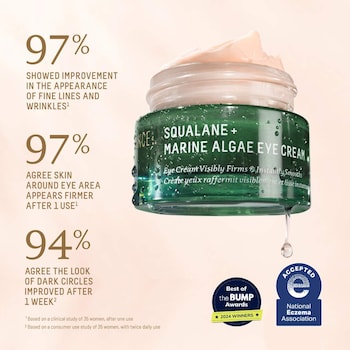 Squalane + Marine Algae Eye Cream for Fine Lines & Dark Circles