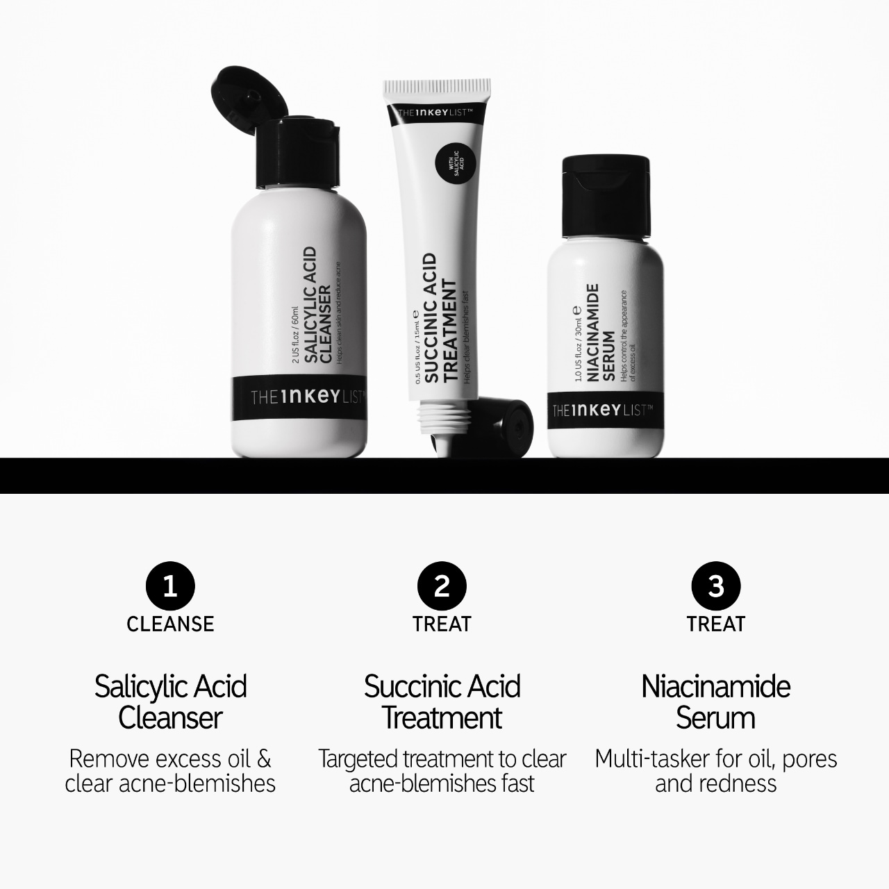Набор The Inkey List Clearer Skin Starts Here — фото 3