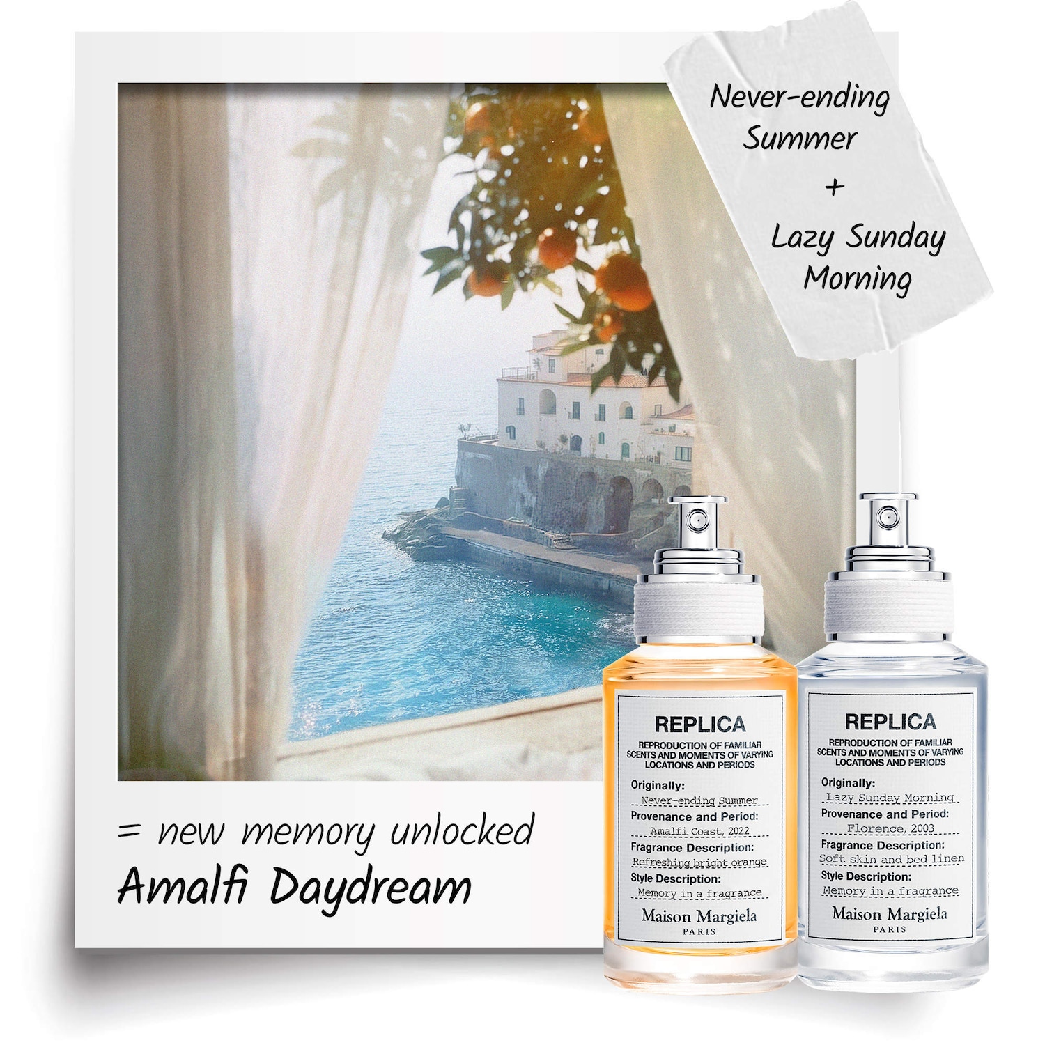 REPLICA' Never-ending Summer Eau de Toilette with Orange and