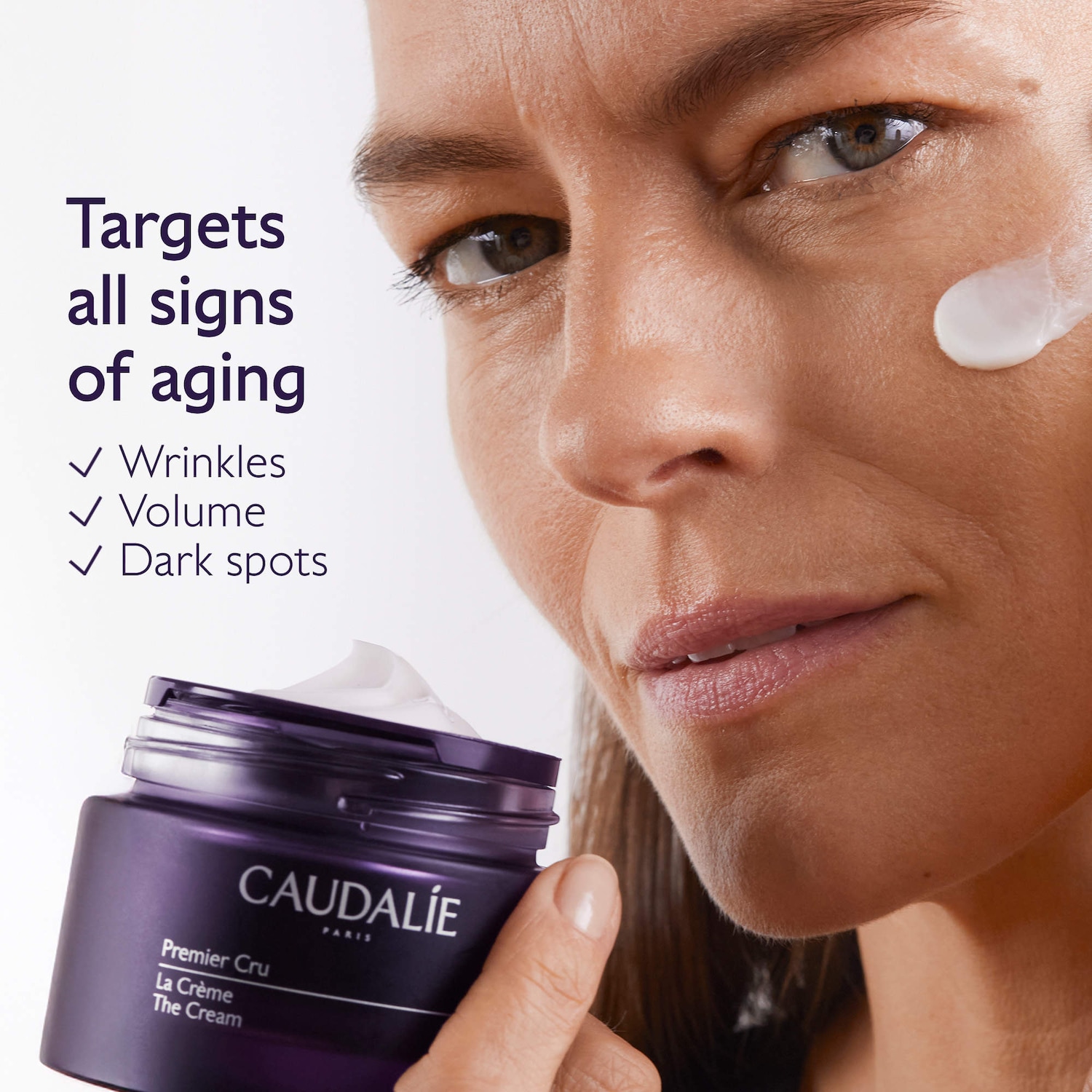 Premier Cru Anti Aging Refillable Cream Moisturizer with Hyaluronic Acid