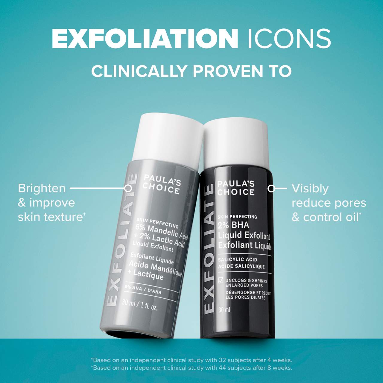 Paula's Choice スキンケアセット Exfoliation Icons Kit for clear, brighter looking skin - Paula's