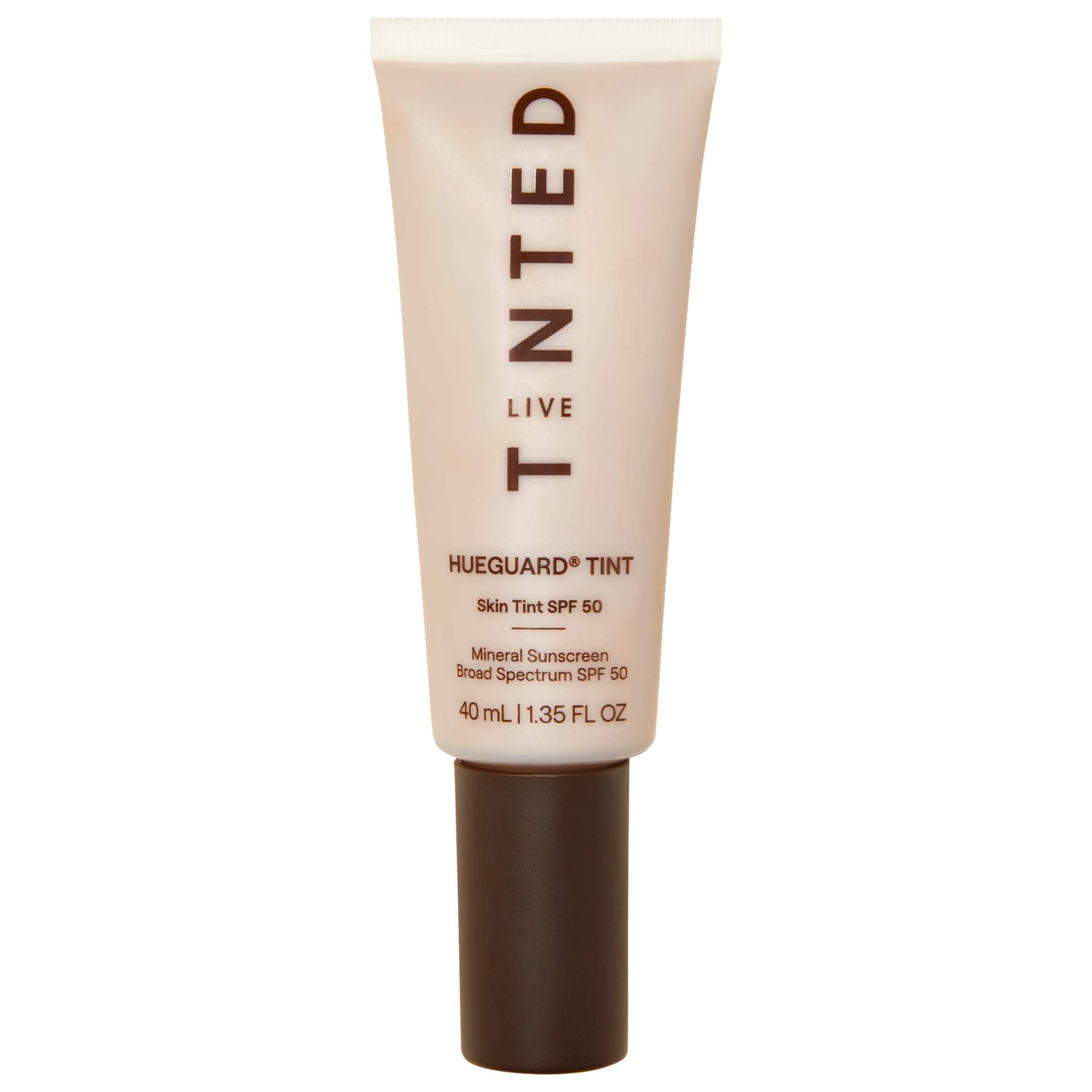 Live Tinted Hueguard Skin Tint SPF 50 Mineral Sunscreen Broad Spectrum Shade 1.35 FL OZ/40 ML