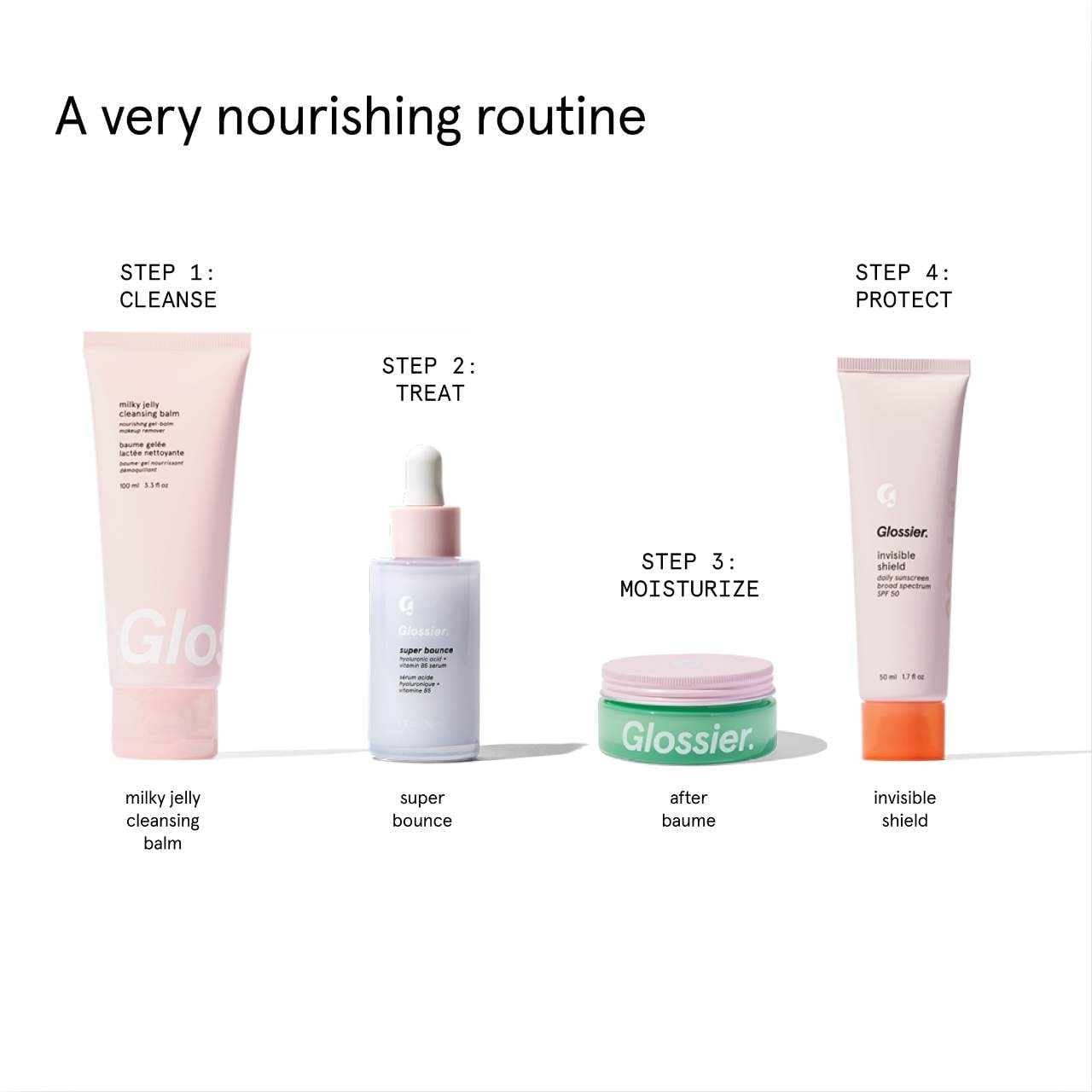 Очищающий бальзам и средство для снятия макияжа Glossier Milky Jelly — фото 5