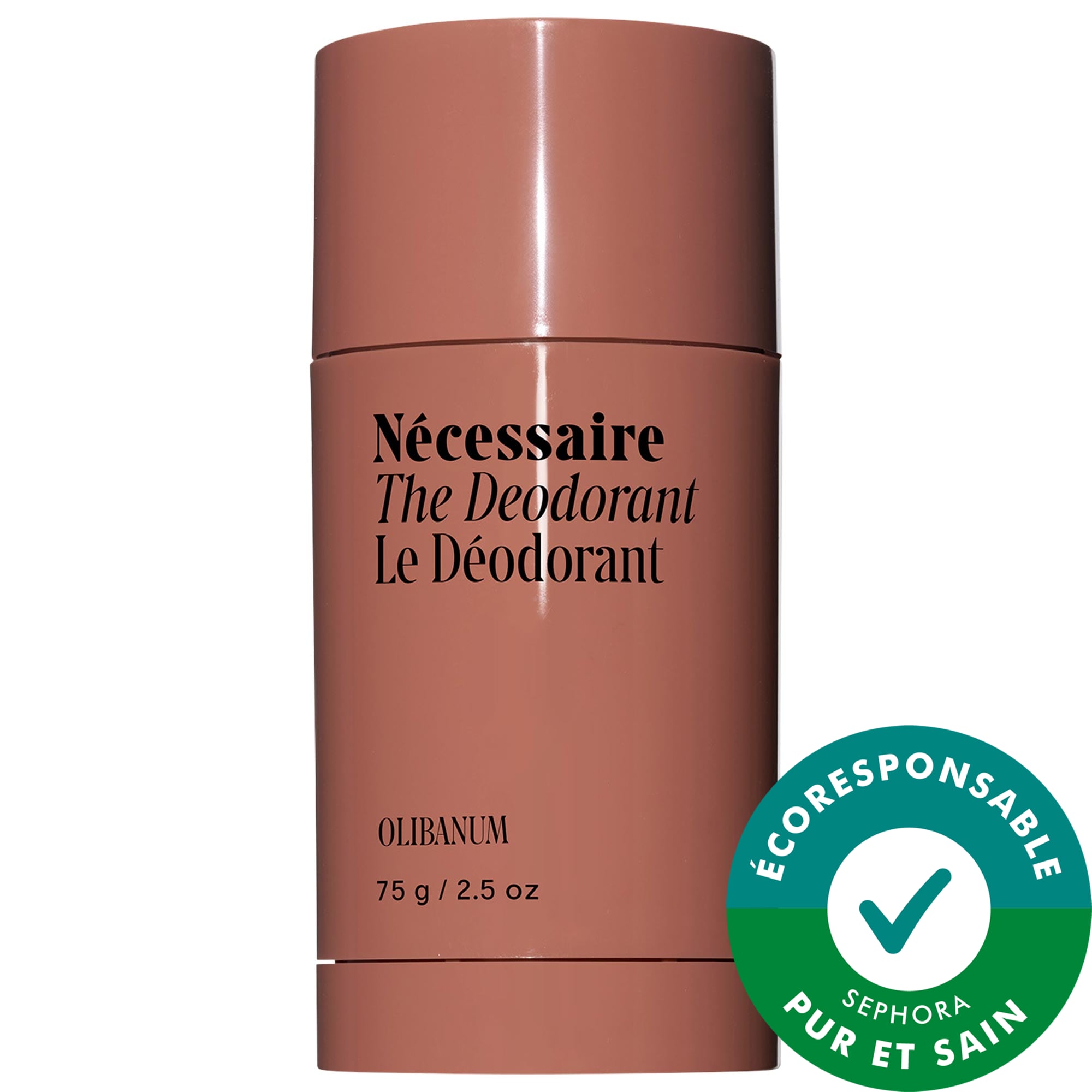 Nécessaire Déodorant à l'encens: déodorant à l'acide mandélique extra fort sans aluminium 2.5 oz / 73.9 mL