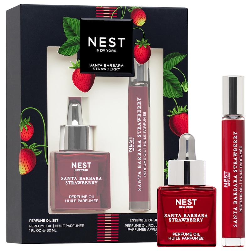 Santa Barbara Strawberry Perfume Oil Duo Set