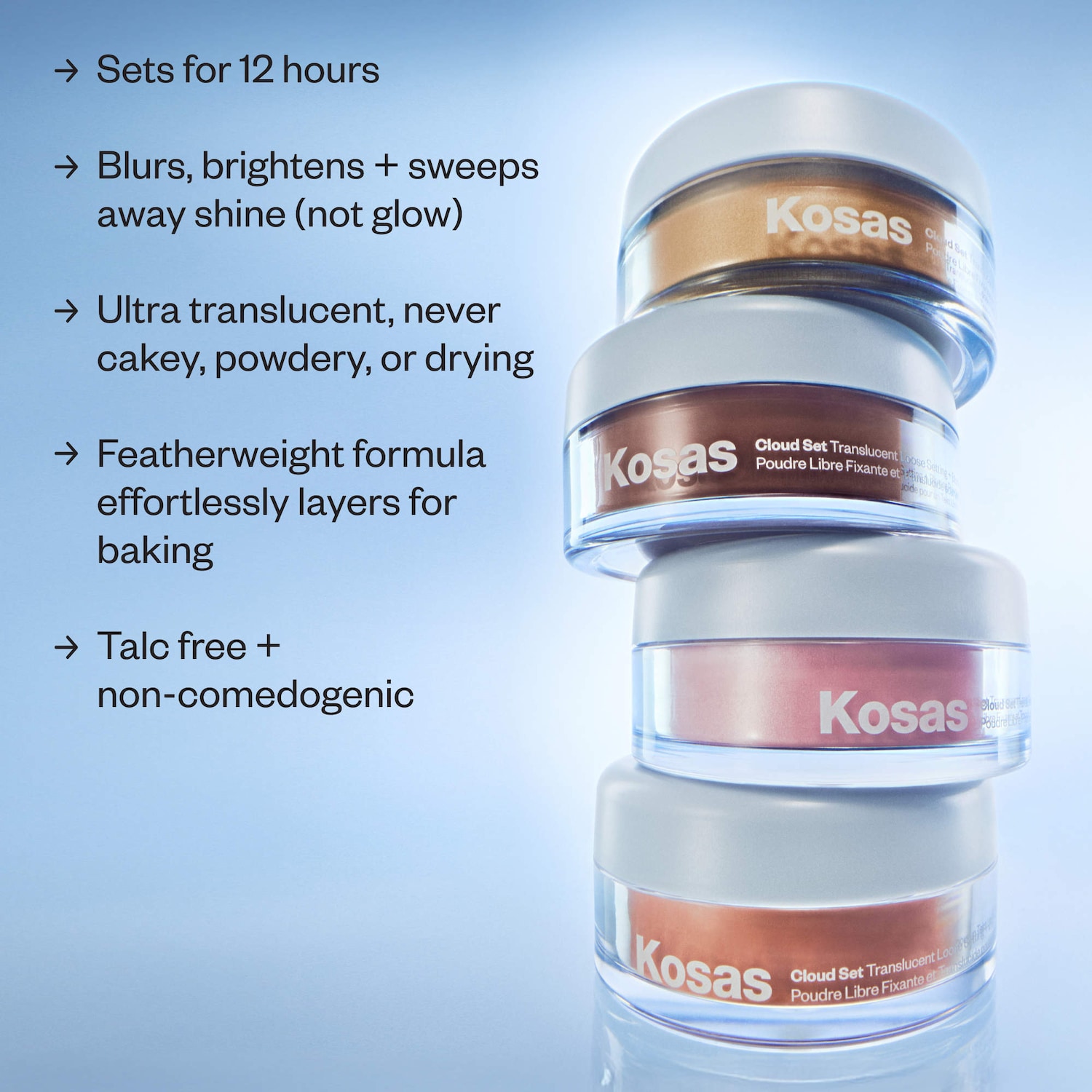 Cloud Set Loose Translucent Talc-Free Setting + Blurring Powder