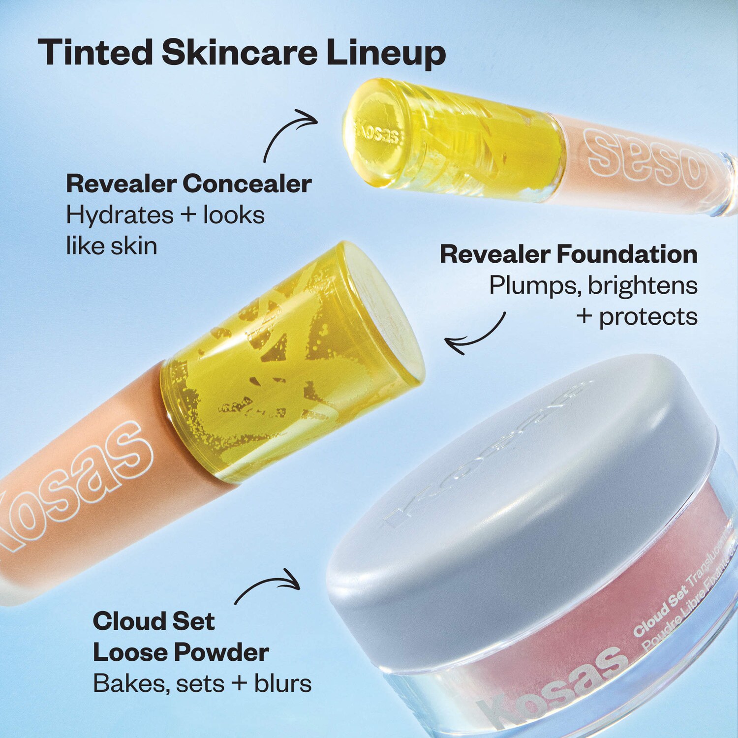 フェイスパウダー Kosas Cloud Set Brightening Powder Cloud Set Brightening Powder - Nigel Beauty