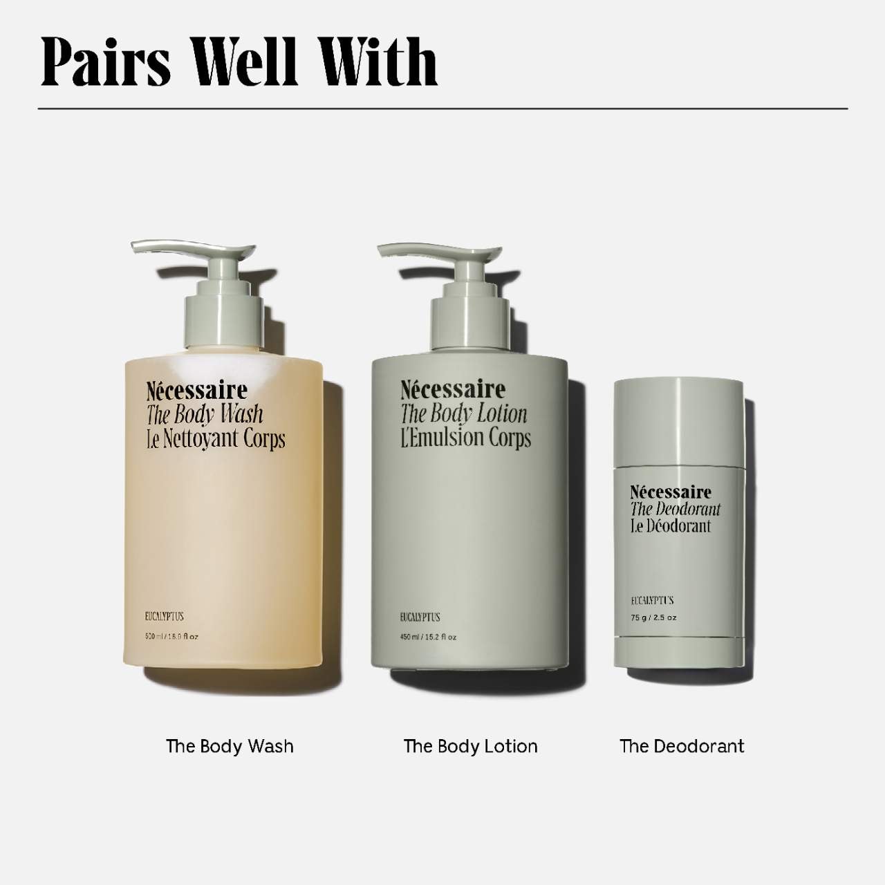 Гель для душа с дозатором Nécessaire The Body Wash Eucalyptus — фото 6