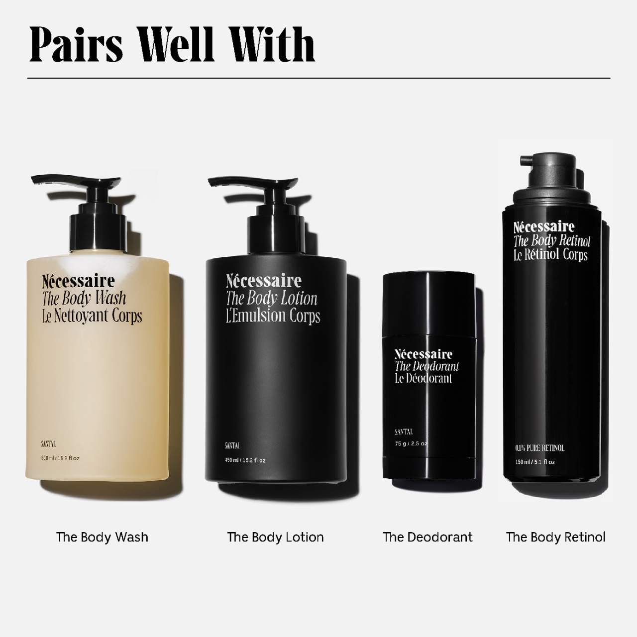 Гель для душа с дозатором Nécessaire The Body Wash Santal — фото 7