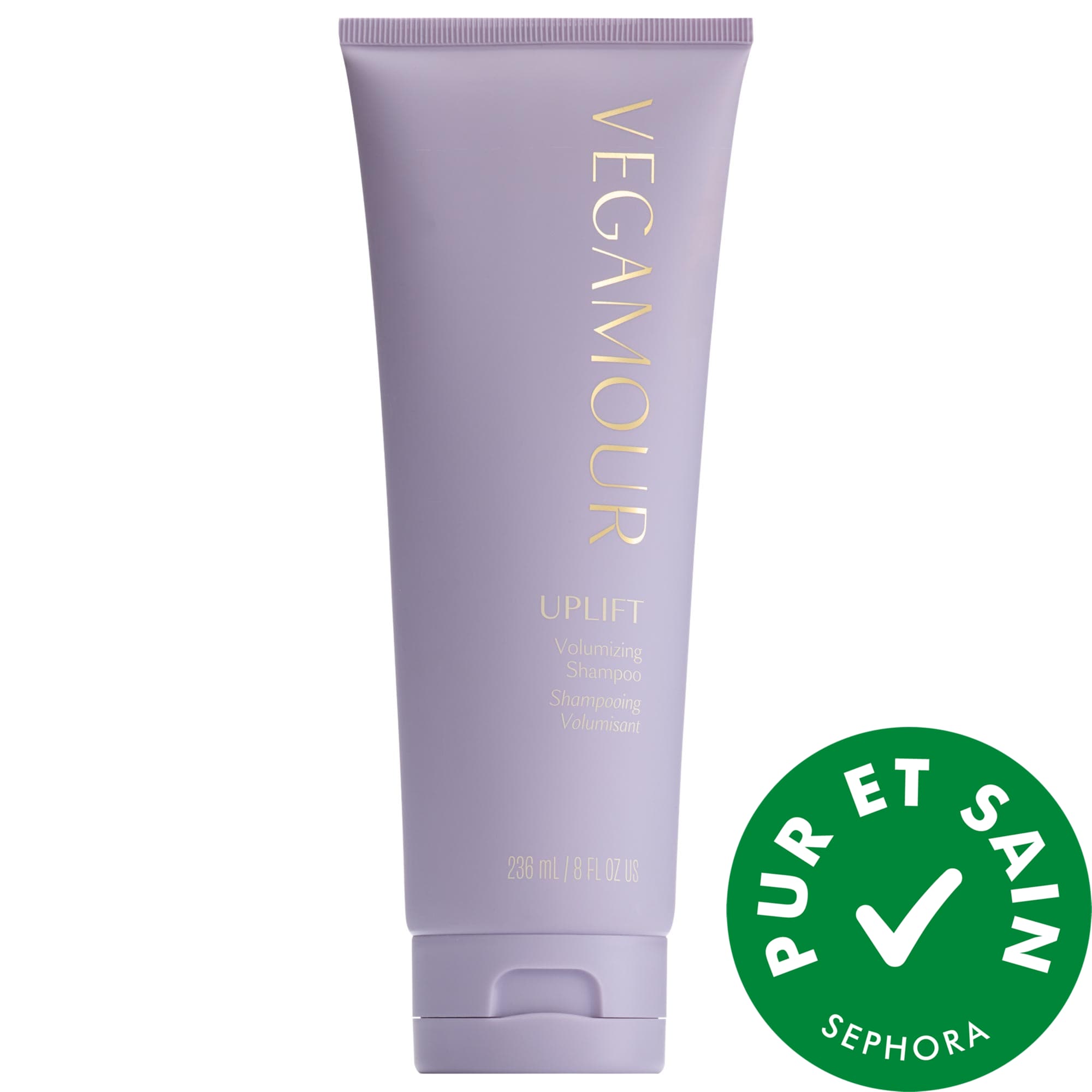 Vegamour Shampoing volumisant UPLIFT pour cheveux fins, plats et clairsemés 8 oz / 236 ml