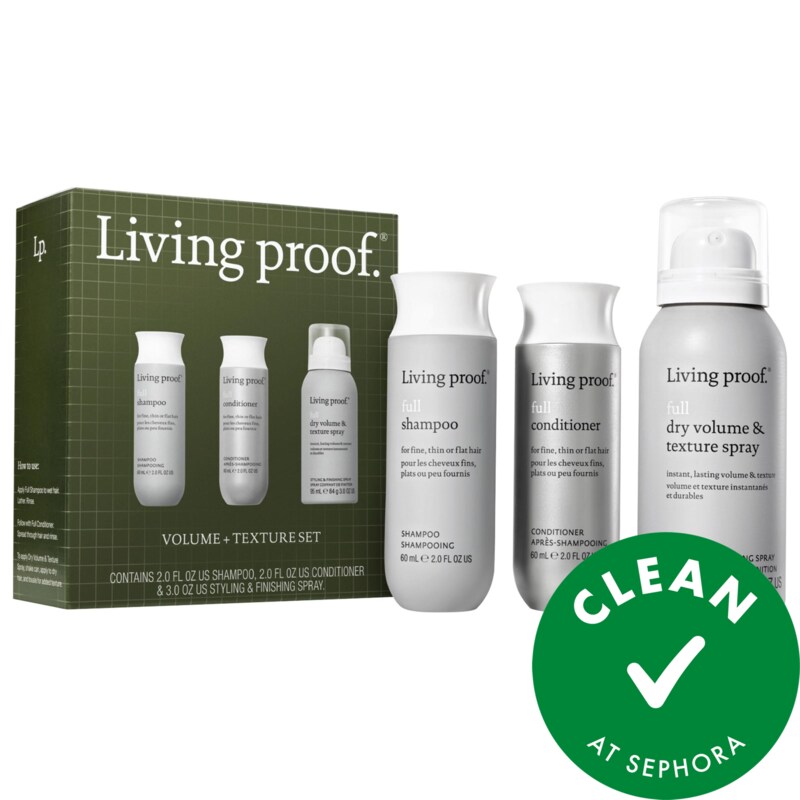 Mini Full Shampoo, Conditioner and Texture Spray Set