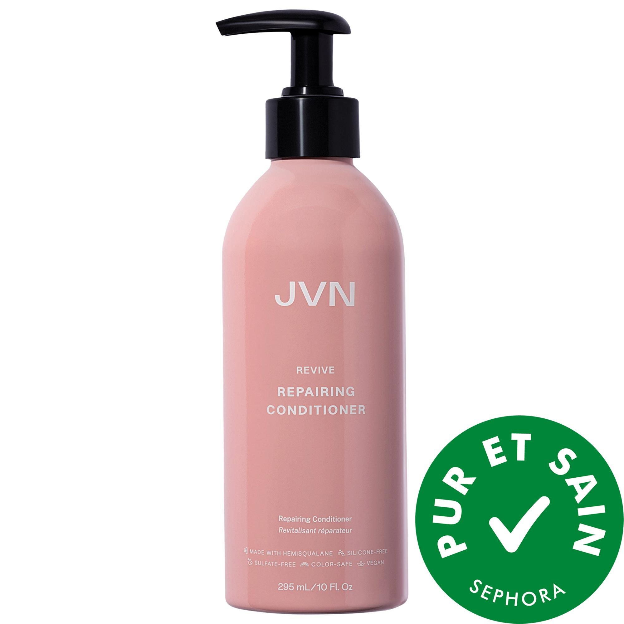 JVN Revitalisant réparateur Revive pour cheveux abîmés et colorés 10 oz / 295 mL