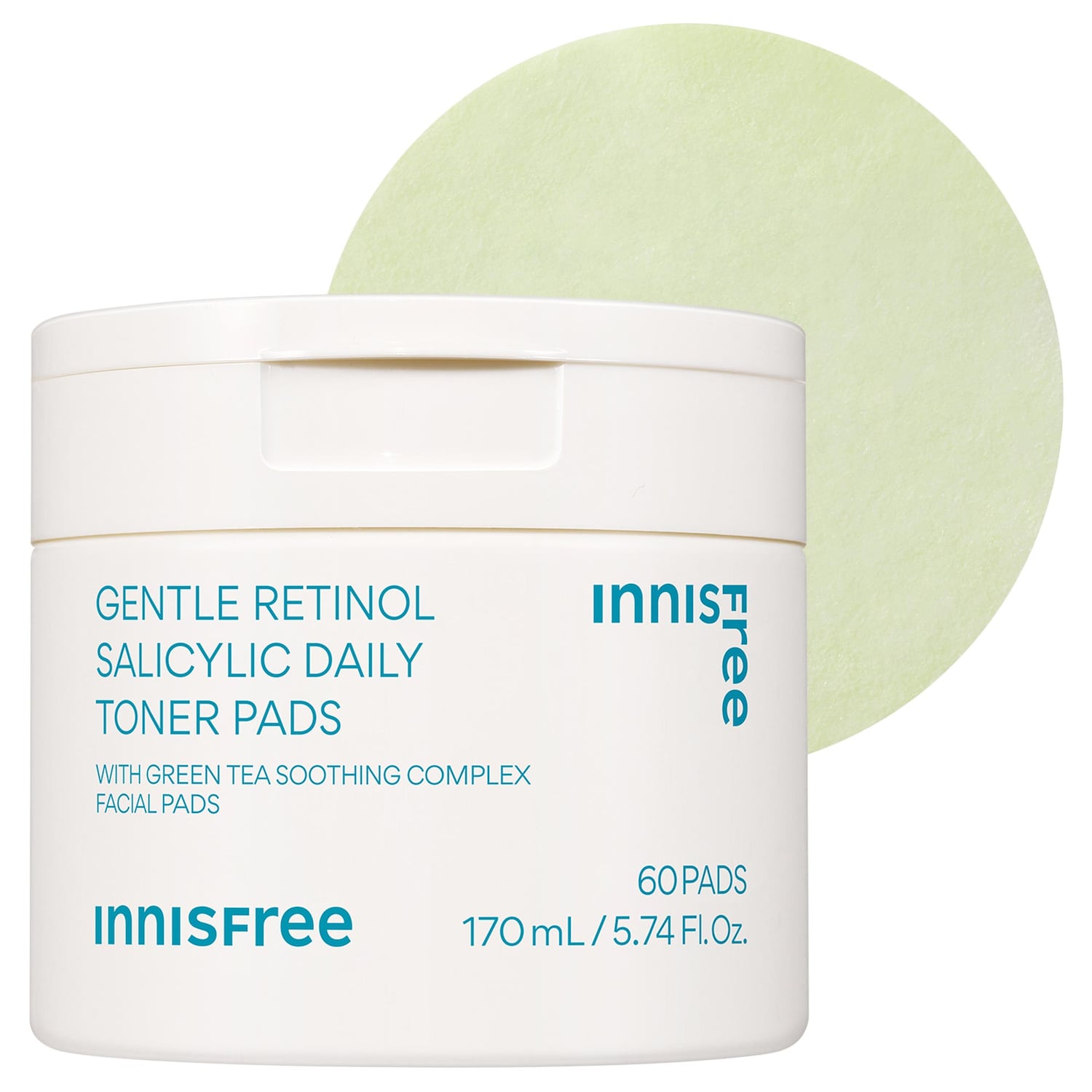 Успокаивающие тонер-пэды innisfree Daily с ретинолом и салициловой кислотой — фото 1