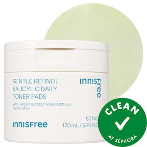 innisfree Daily Korean Gentle Retinol + Salicylic Acid Soothing Toner Pads for Acne-Prone Skin​ INTERNATIONAL SHIPPING