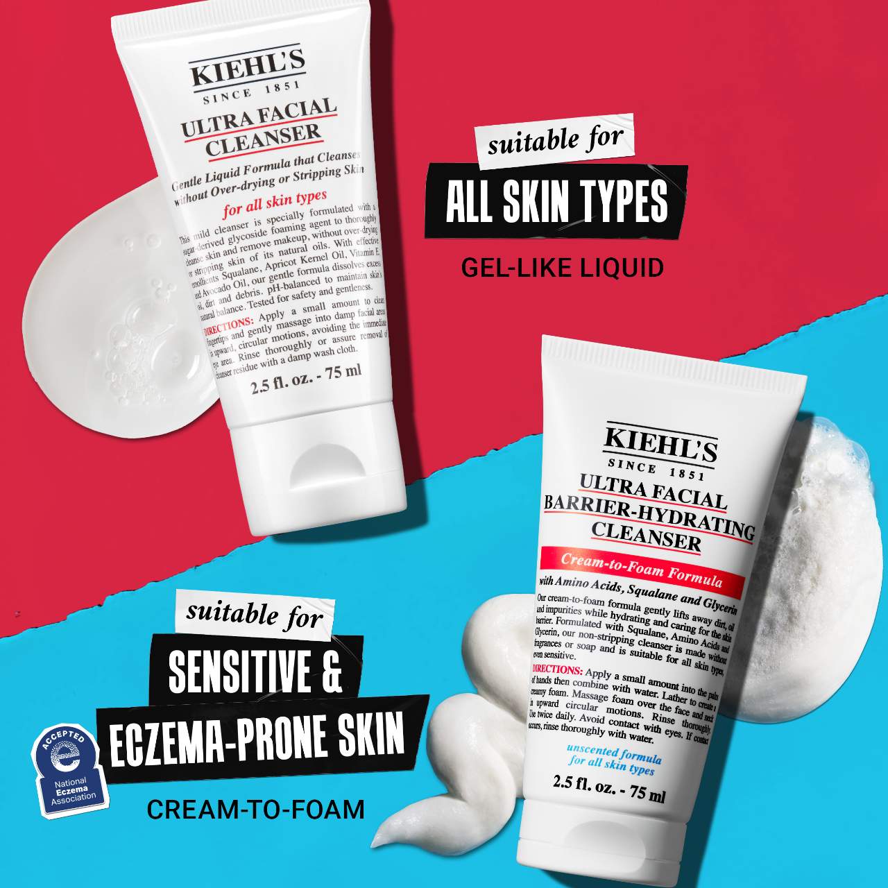 Мини-увлажняющее средство для умывания Kiehl's Since 1851 Ultra Facial для барьера кожи — фото 8
