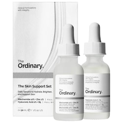 The Skin Support Set with Niacinamide + Hyaluronic Acid