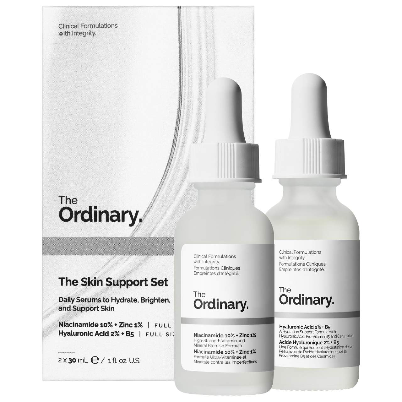 Набор для поддержки кожи с ниацинамидом The Ordinary The Skin Support Set — фото 1