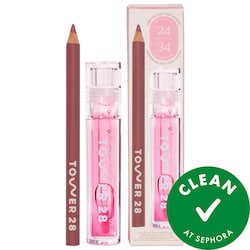 Line + Shine Lip Pencil and Lip Gloss Gift Set