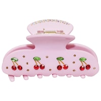 Emi Jay - Sweetheart Hair Claw Clip in Pink Cherry Pie