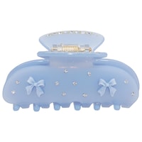 Emi Jay - Sweetheart Hair Claw Clip in Blue Ribbon