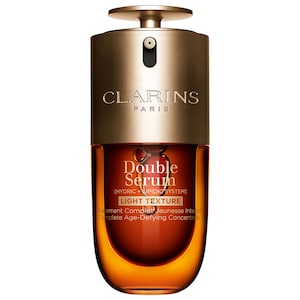 Clarins DOUBLE SERUM® Light Texture To Firm, Boost Radiance & Refine Pores INTERNATIONAL SHIPPING
