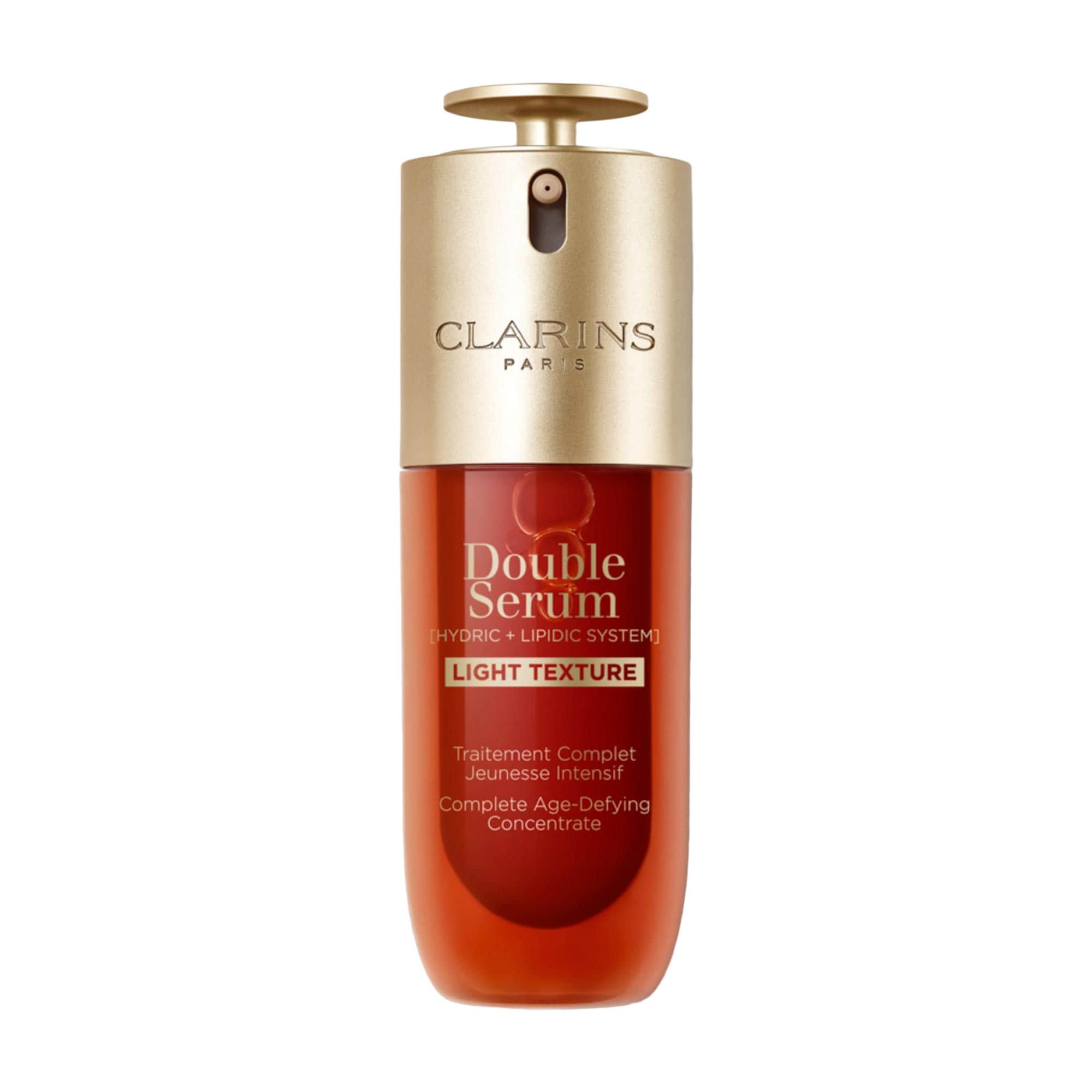Clarins DOUBLE SERUM® Light Texture To Firm, Boost Radiance & Refine Pores oz / mL