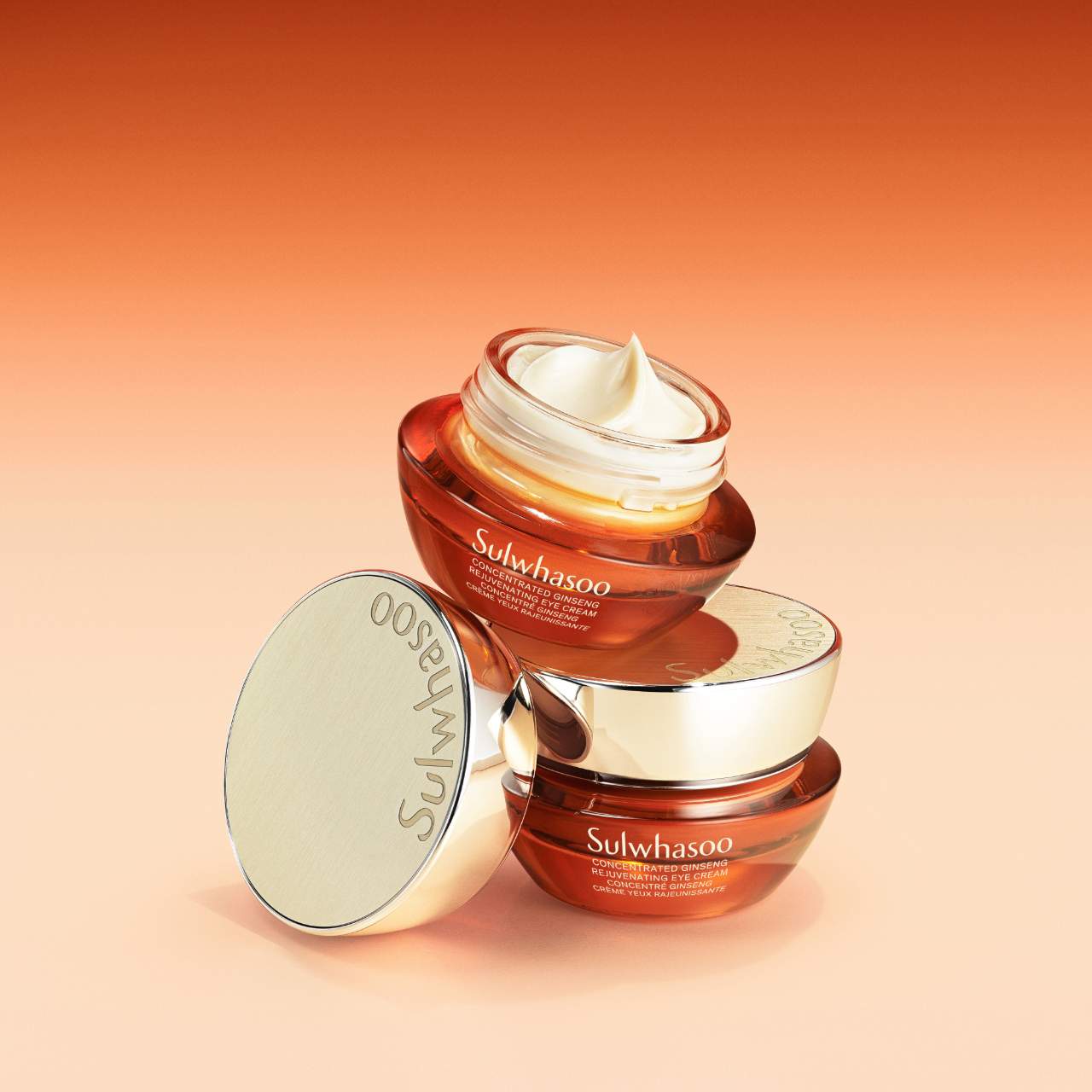 Омолаживающий антивозрастной крем для кожи вокруг глаз Sulwhasoo Concentrated Ginseng — фото 4