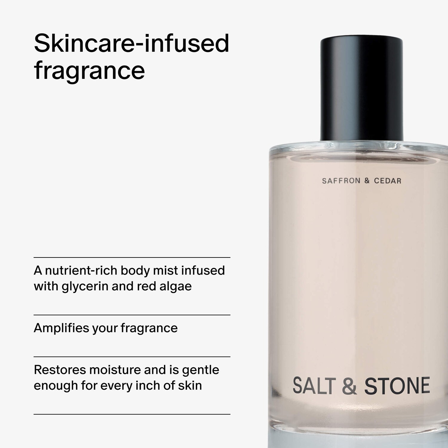 Saffron \u0026 Cedar Body and Hair Fragrance Mist - Salt \u0026 Stone | Sephora, image size:1500x1500