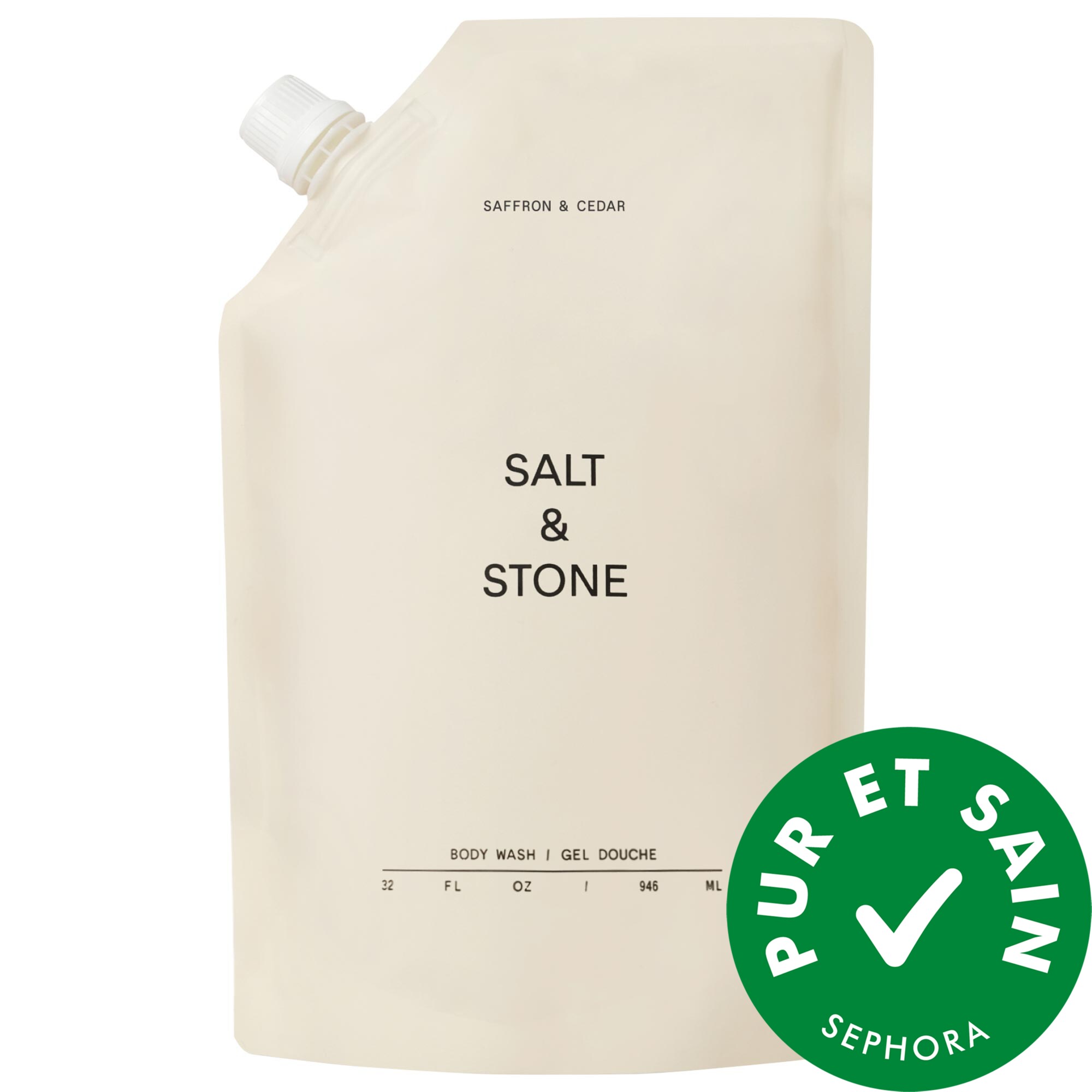 Salt & Stone Nettoyant pour le corps safran et cèdre mL